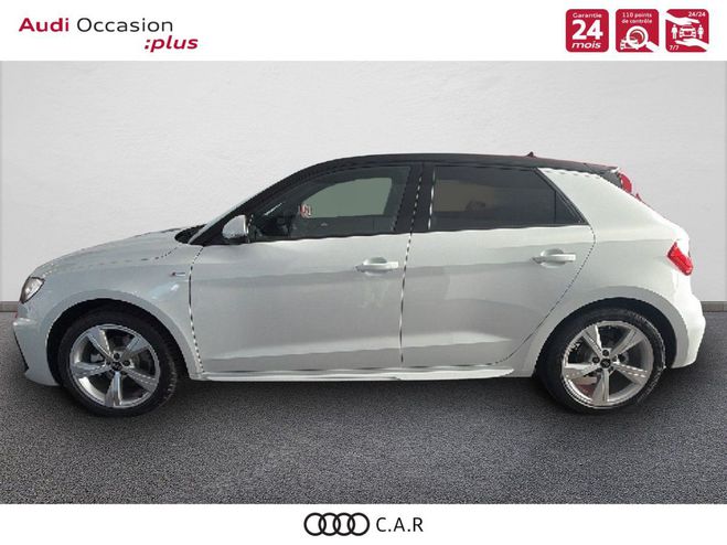 Audi A1 Sportback 30 TFSI 116 ch S tronic 7 S Li Blanc de 2025