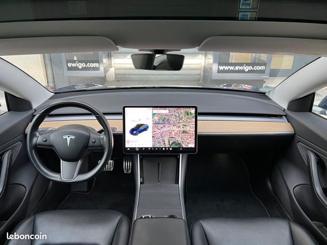 Tesla Model 3 DUAL MOTOR LONG RANGE 460ch 1RE MAIN-OP Bleu de 2019