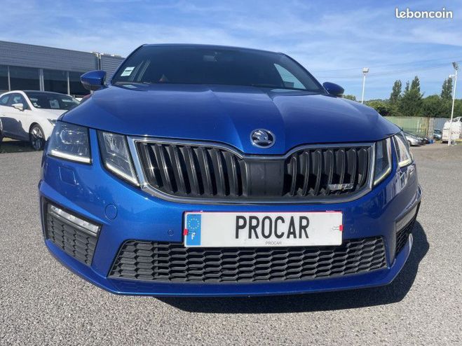 Skoda Octavia 2.0 TSI 230CH RS DSG6 Bleu de 2018