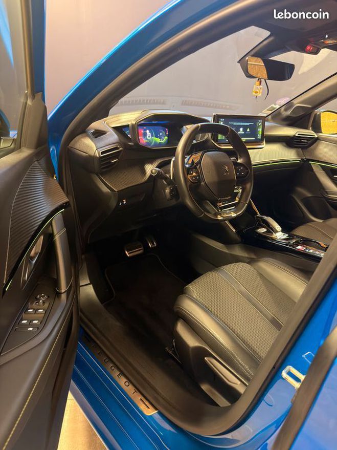 Peugeot 208 ii 1.2 puretech 130 s&s 7cv gt line eat8 Bleu de 2020