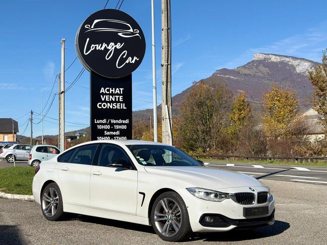 Cliquer pour voir la photo suivante BMW Serie 4 Gran Coupe F36 420d 184 ch Sport A Blanc de 2014