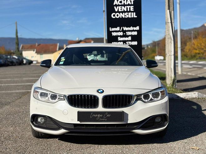 BMW Serie 4 Gran Coupe F36 420d 184 ch Sport A Blanc de 2014