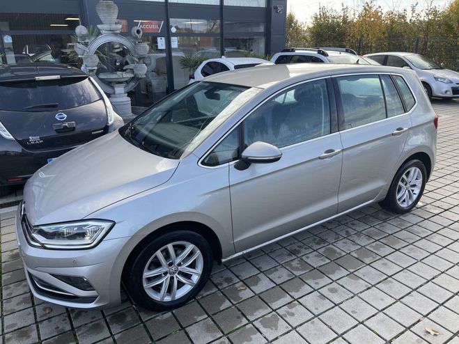 Volkswagen Golf Sportsvan 1.6 TDI 115ch CARAT BlueMotion Gris Clair Mtallis de 2019