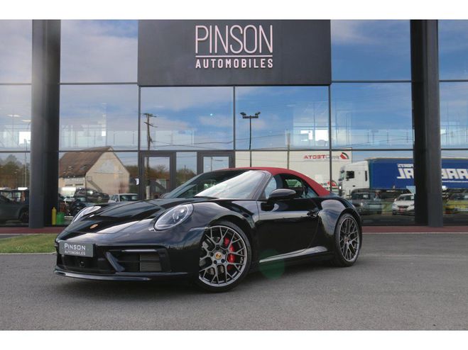 Porsche 911 Cabriolet 3.0i - 450 - BV PDK TYPE 992 C Noir mtallis de 2020