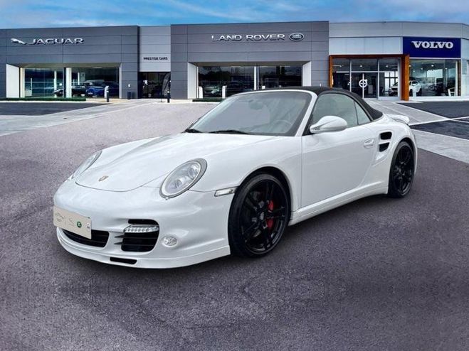 Porsche 911 Cabriolet Turbo 500ch PDK Blanc de 2011