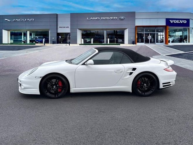 Porsche 911 Cabriolet Turbo 500ch PDK Blanc de 2011