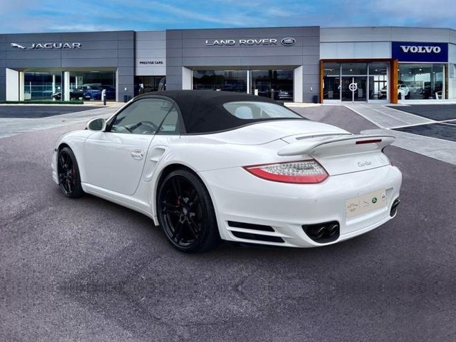 Porsche 911 Cabriolet Turbo 500ch PDK Blanc de 2011