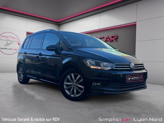 Cliquer pour voir la photo suivante Volkswagen Touran BUSINESS 1.6 TDI 115 7pl Confortline - F Noir de 2019