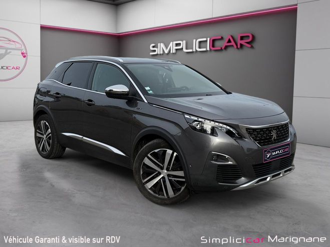 Peugeot 3008 GT BlueHDi 180ch SS EAT8 Camra Hayon l Gris de 2018