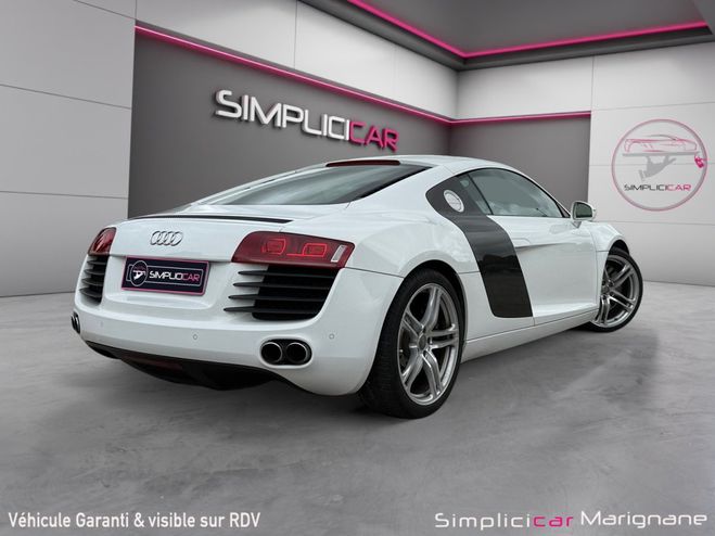 Audi R8 4,2 FSI 420 PACK CARBONE INTERIEUR EXTER Blanc de 2009