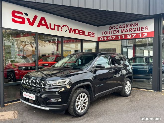Cliquer pour voir la photo suivante Jeep Compass II T4 190ch PHEV 4xe Limited eAWD Noir de 2021