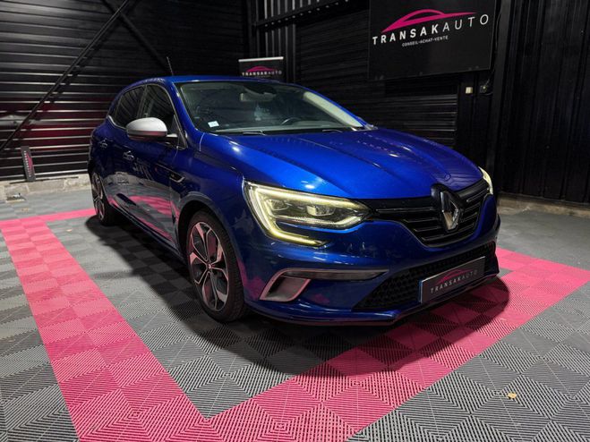Renault Megane iv berline tce 130 gt-line BLEU de 2018