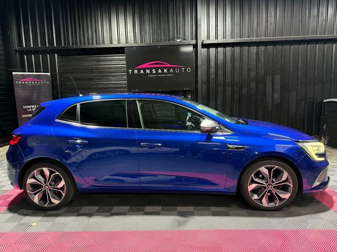 Renault Megane iv berline tce 130 gt-line BLEU de 2018