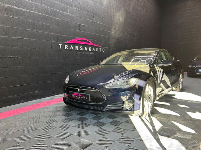 Tesla Model S 85 kWh Performance Bleu de 2014