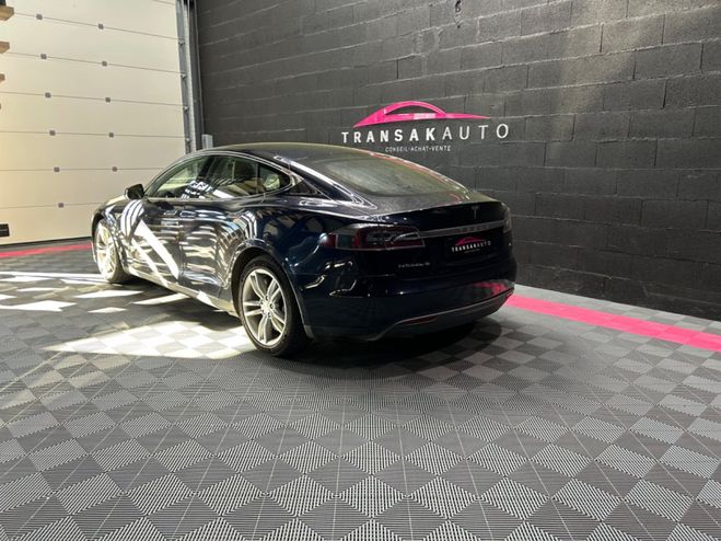 Tesla Model S 85 kWh Performance Bleu de 2014