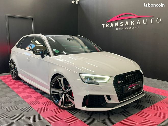 Cliquer pour voir la photo suivante Audi RS3 SPORTBACK 2.5 TFSI 400 S tronic 7 Quattr Blanc de 2019