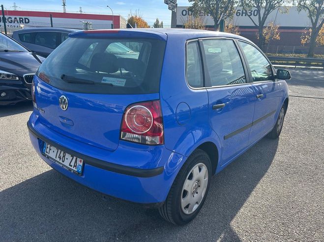 Volkswagen Polo IV (2) 1.2 60 UNITED 5P TRS FIABLE ENTR Bleu de 2009