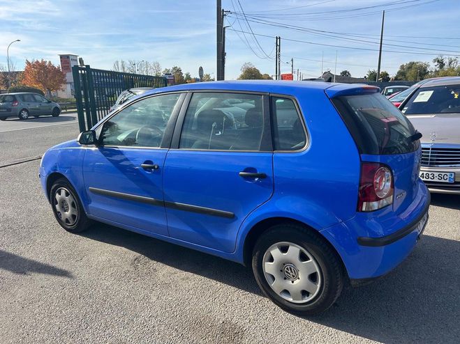 Volkswagen Polo IV (2) 1.2 60 UNITED 5P TRS FIABLE ENTR Bleu de 2009