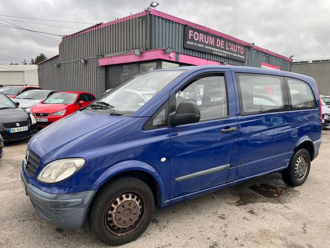 Cliquer pour voir la photo suivante Mercedes Vito (2) 116 CDI LONG 2T8 TVA R Bleu de 2005