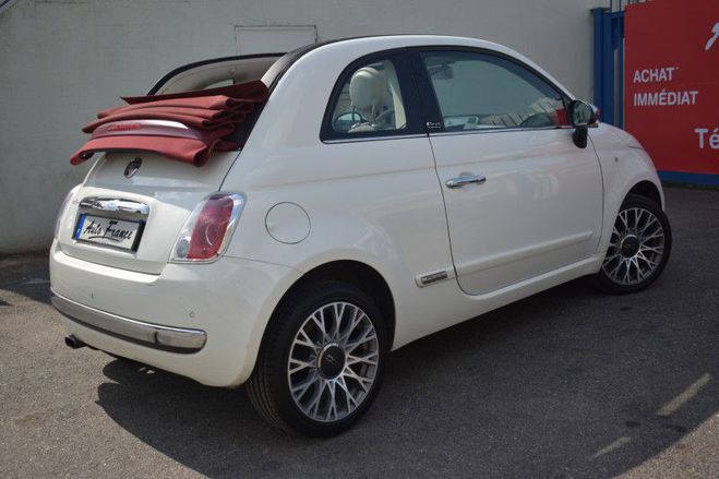 Fiat 500 1.2 8V 69CH LOUNGE BLANC de 2013
