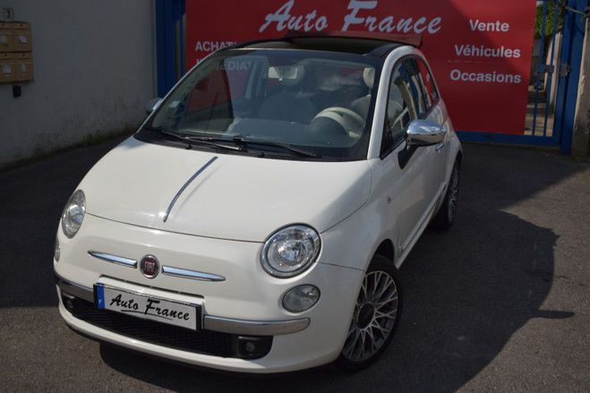Fiat 500 1.2 8V 69CH LOUNGE BLANC de 2013