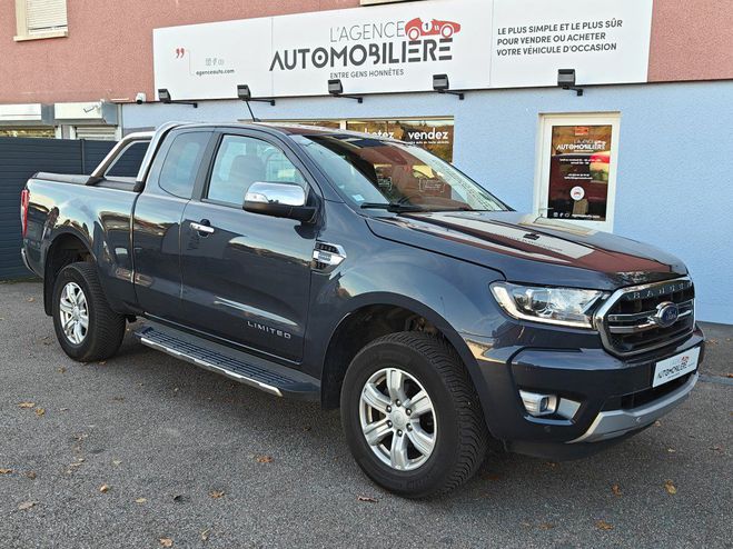 Cliquer pour voir la photo suivante Ford Ranger 2.0 TDCi 170ch Super Cab Limited BVA10 Gris de 2021