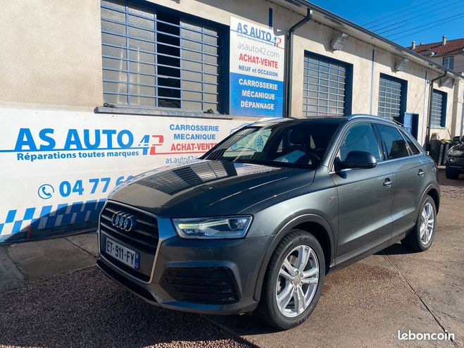 Audi Q3 2.0 tdi 150ch s line tronic 7 Gris de 2018