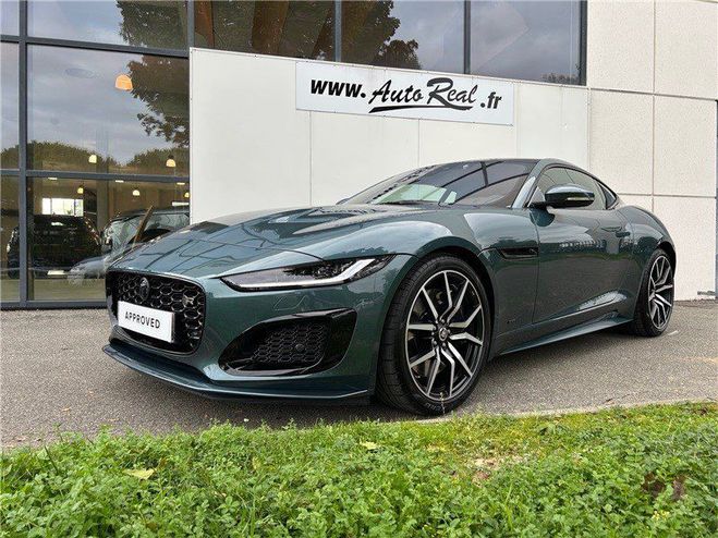 Jaguar F-Type COUPE V8 5L P575 ch BVA8 AWD R75 Giola Green de 2023