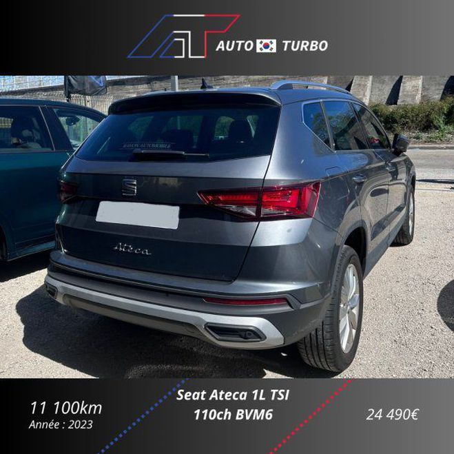 Seat Ateca 1.0 TSI 110CH START&STOP STYLE Gris C de 2023