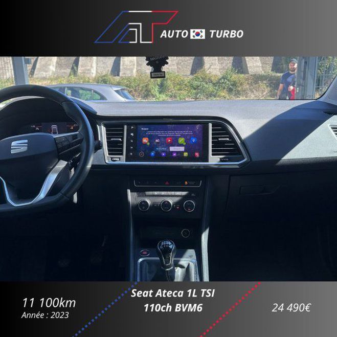 Seat Ateca 1.0 TSI 110CH START&STOP STYLE Gris C de 2023