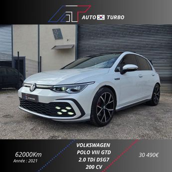  Voir détails -Volkswagen Golf VIII 2.0 TDI SCR 200CH GTD DSG7 à  Le Pont-de-Claix (38)