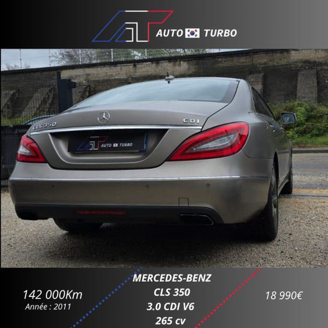 Mercedes Classe CLS CLASSE 350 CDI BE EDITION1 Gris F de 2011
