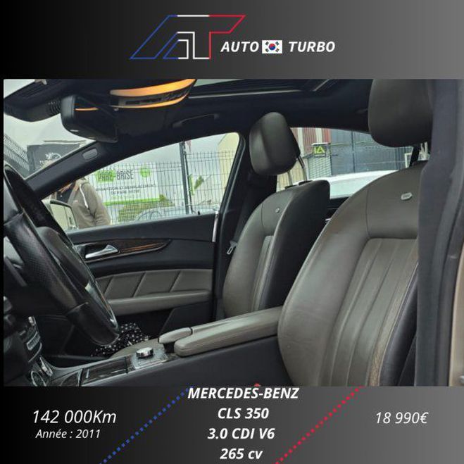 Mercedes Classe CLS CLASSE 350 CDI BE EDITION1 Gris F de 2011
