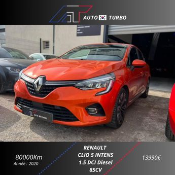  Voir détails -Renault Clio IV 1.5 DCI 90CH ENERGY INTENS 5P EURO6C à  Le Pont-de-Claix (38)