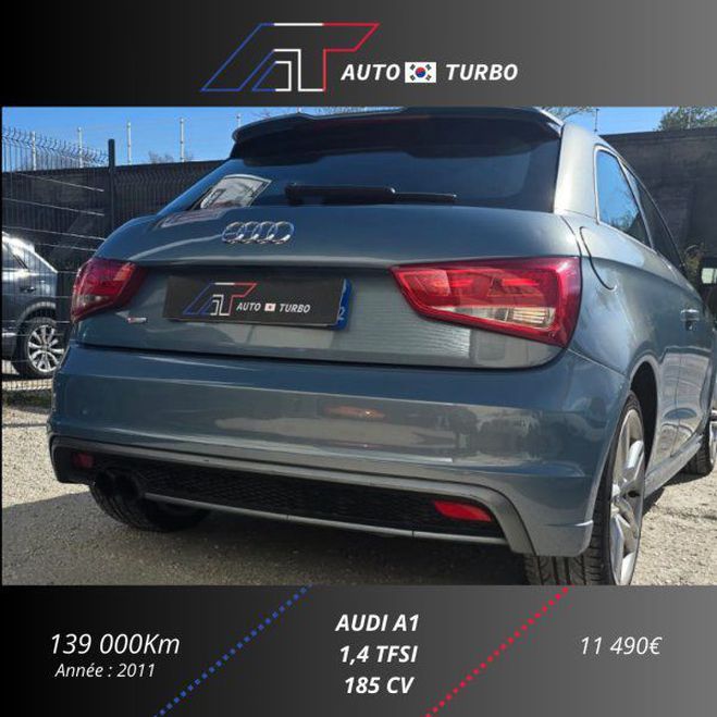 Audi A1 1.4 TFSI 185CH S LINE S TRONIC 7 Bleu C de 2011