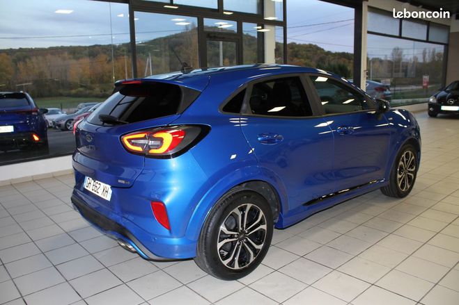 Ford Puma 1.0 FlexiFuel 125 ch Mhev S&S ST Line BV Bleu de 2022