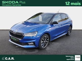  Voir d&eacute;tails -Skoda Fabia 1.0 TSI 116 ch EVO 2 DSG7 Monte-Carlo &agrave; Bayonne (64)