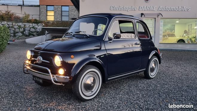 Cliquer pour voir la photo suivante Fiat 500 110F compteur rond Restaurée Bleu de 1970