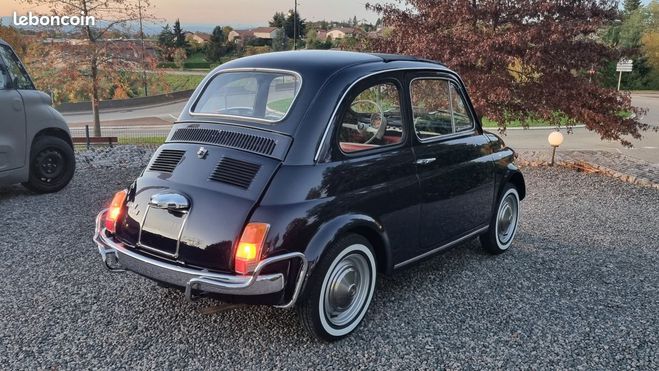 Fiat 500 110F compteur rond Restaure Bleu de 1970
