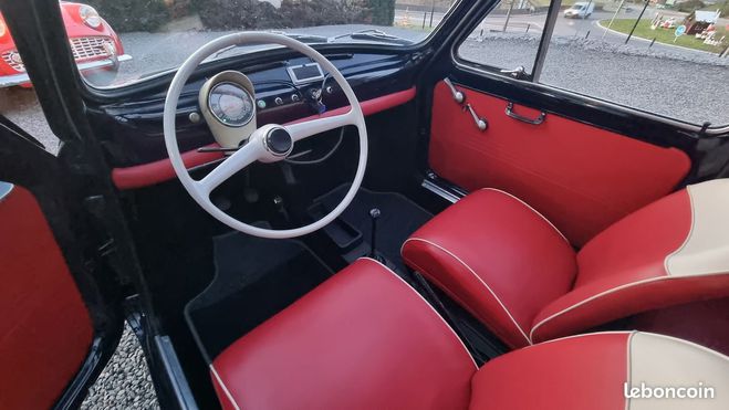 Fiat 500 110F compteur rond Restaure Bleu de 1970