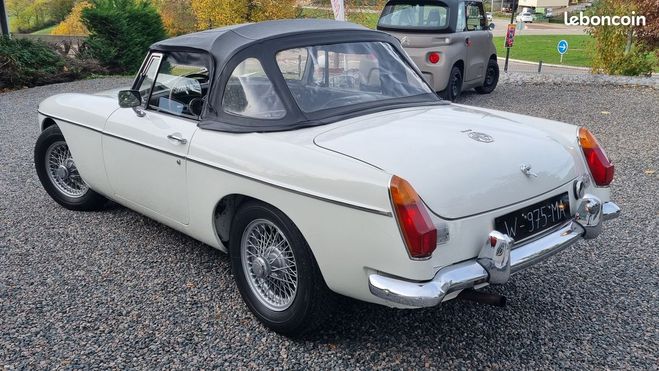 MG MGB B roadster Blanc de 1970