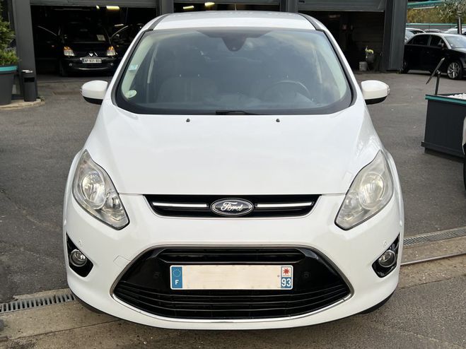 Ford grand C Max II TITANIUM 2.0 TDCI 140 Cv 7 PLACES GPS Blanc de 2014