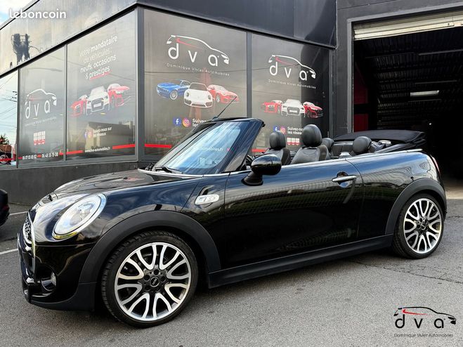Mini One Cooper S 2.0i 192 ch Exquisite Cabriolet Noir de 2018