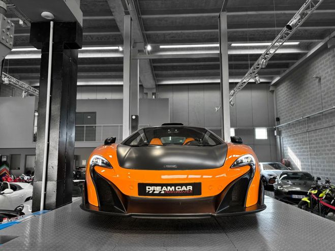 Mclaren 675LT MSO - TVA apparente - PPF - ROOF SCOOP orange mclaren de 2016