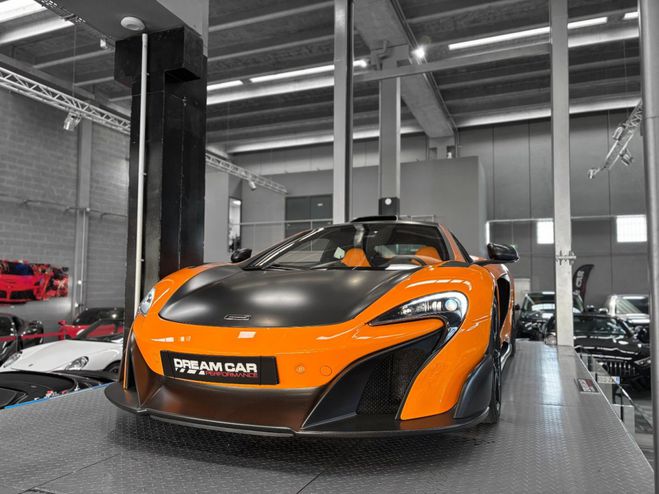 Mclaren 675LT MSO - TVA apparente - PPF - ROOF SCOOP orange mclaren de 2016