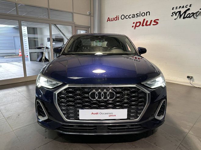 Audi Q3 Sportback 45 TFSIe 245 ch S tronic 6 S l Bleu de 2022
