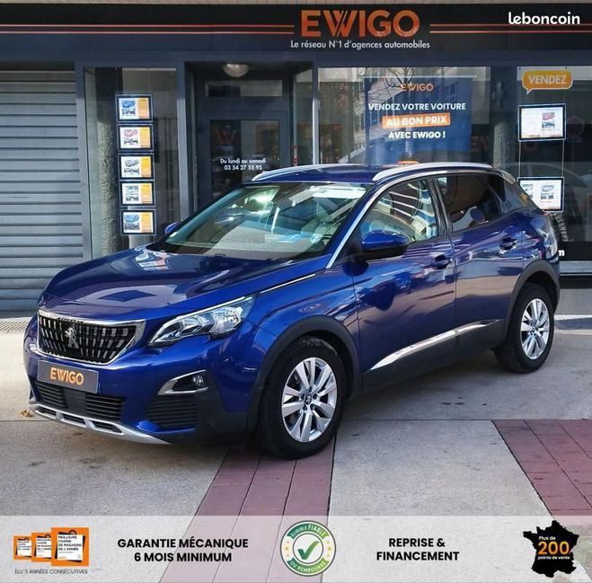 Cliquer pour voir la photo suivante Peugeot 3008 1.2 130CH ALLURE EAT6 CARPLAY CAMERA ENT Bleu de 2017