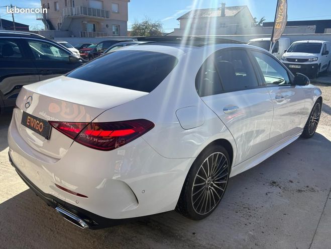 Mercedes Classe C 2.0 220 D 200 MHEV HYBRID AMG LINE 9G-TR Blanc de 2021