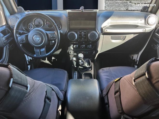 Jeep Wrangler TOP CONFIG 2.8 CRD 200 UNLIMITED AWD BVM Blanc de 2014