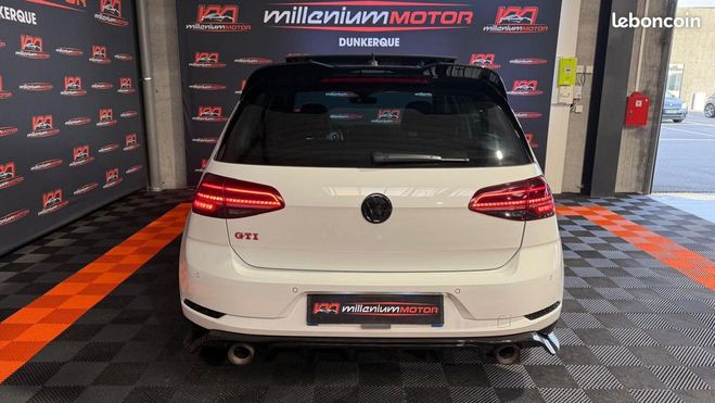 Volkswagen Golf 7.5 gti tcr 2.0 tsi 290 cv dsg 7 garanti Blanc de 2019